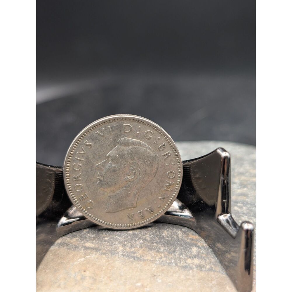1948 UK One Shilling – Crowned Lion & Crown – Pre‑Decimal Coin – Circulated